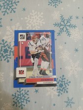 2022 Panini Donruss - Joe Burrow #199 Press Proof Blue