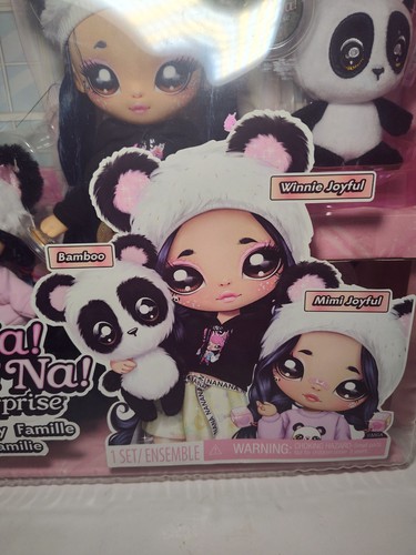 MGA Na Na Na Surprise Family Winnie & Mimi Joyful & Bamboo 3 Pc Plush Doll Set - Picture 6 of 9