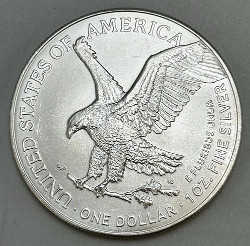 1 oz Fine Silver American Eagle One Dollar Bullion Coin 2024 .999 Silver