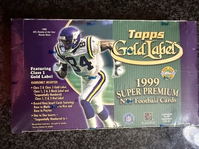 1999 Topps Gold Label NFL Football Super Premium Factory Sealed Hobby Box