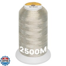 New brothread Single Huge Spool Metallic Embroidery Machine Thread 2500M 273