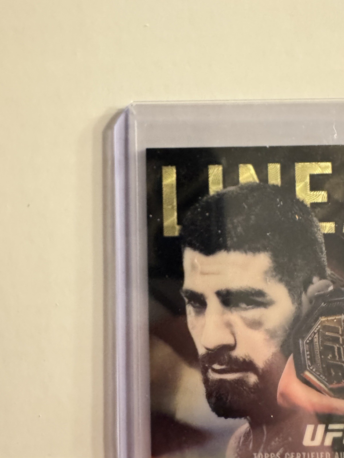 2026 Topps Chrome Ilia Topuria Lineage Auto SuperFractor 1/1 UFC Freedom 250!! view 4