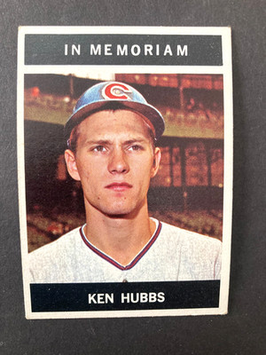 1964 Topps Baseball, #550 Ken Hubbs Mem., High Number