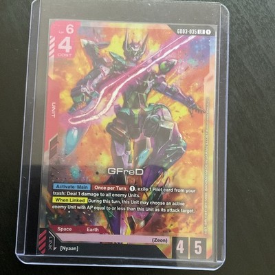 Bandai GFreD GD03-035 LR Unit Foil Linked Gundam Card Game English 4/5