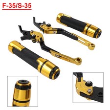Folding Extendable Brake Clutch Lever Handlebar Grip For Suzuki GSXR600/1000 Gol