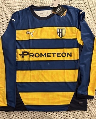 PUMA AWAY JERSEY LONG SLEEVE 24/25 - PARMA CALCIO - NWT W/ Small Imperfection