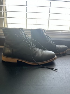Vostey Men\'s Casual Charcoal Gray Chukka Lace-Up Ankle Boots - Size 12 $9/mo - Finance Vostey Men main image 4