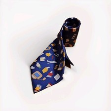 Save The Children neck tie- "Kids View Of Business" Cara Age 16 Multicolored 56"
