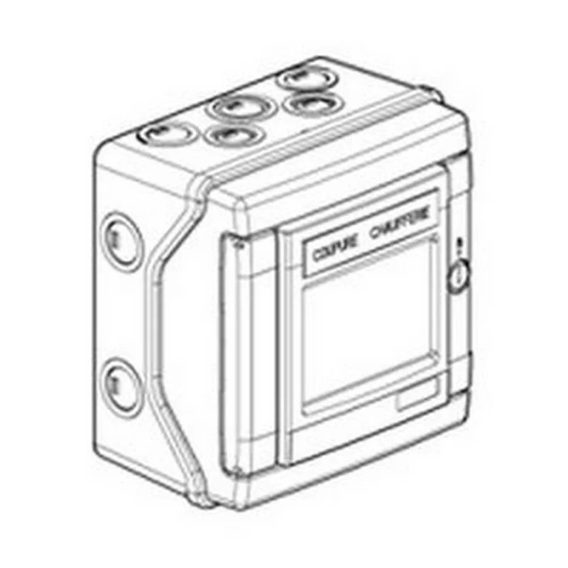 Legrand 038090 Coffret de sécurité Plexo IP55 évitez les pannes d'urgence en milieu humide