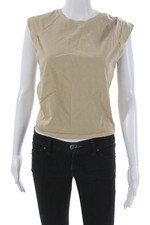 Rag & Bone Womens Sleeveless Cotton Crew Neck...