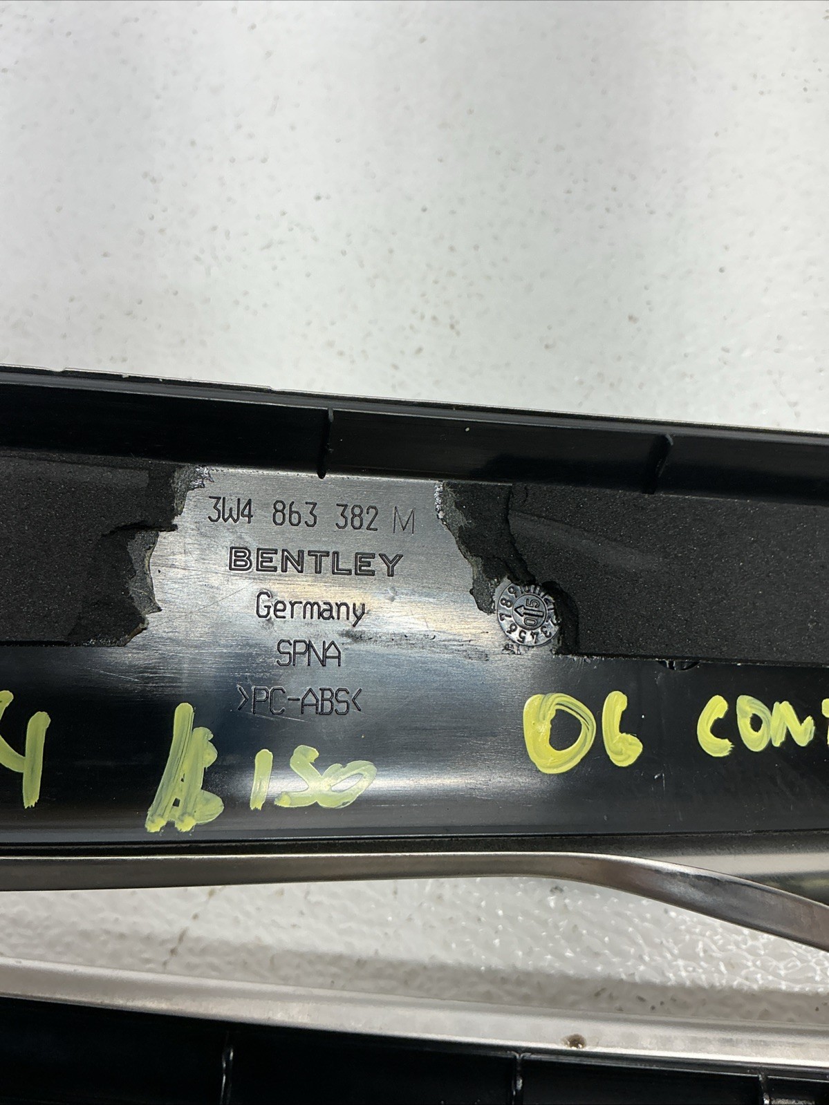 06-13 Bentley Continental Flying Spur Front & Rear Side Door Step Sill Set OEM