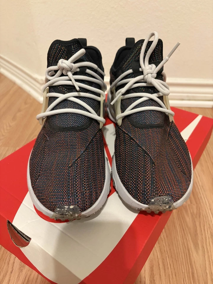 Size 9.5 - Nike React Presto Flyknit Multi Black - Image 2 of 4