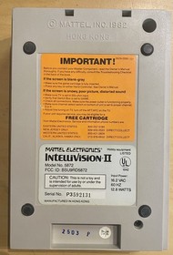 Vintage Intellivision II Game Console W/ Power Cord