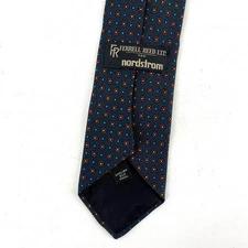 Ferrell Reed for Nordstrom Men’s Navy Silk Necktie Tie