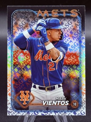 2024 Topps Mark Vientos All-Star Game Logo Variation ASG Holo Foil SP Mets