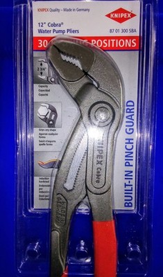 KNIPEX Cobra  - 12'' Water Pump Pliers 87 01 300 SBA