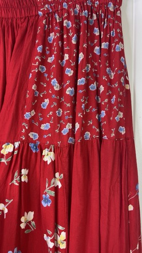 Falda completa Coldwater Creek con patchwork escoba para mujer talla L Cottagecore Prairie - Imagen 4 de 11