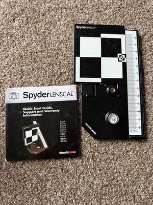 Datacolor Spyder LensCal DSLR Autofocus Calibration System Micro Fine Tune
