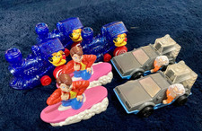 1992 BACK TO THE FUTURE MCDONALDS HAPPY MEAL TOY LOT OF 7 - LOOSE - DELOREAN