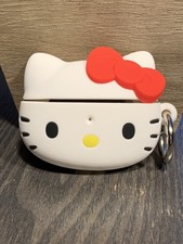 Sanrio Hello Kitty Airpods 3  Pro Silicone Case 3D Red Bow