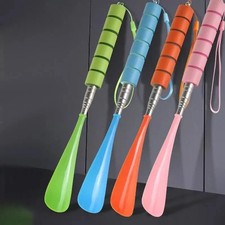 Shoe Horn Extra Long Handle Stainless Steel 28" Handled Metal Shoehorn Horns