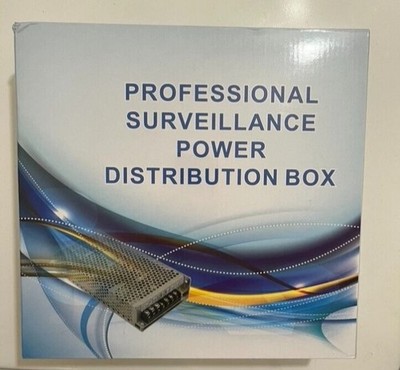 Power Supply 18CH 12V DC for CCTV DVR Security System and Cameras UL Listed 30A