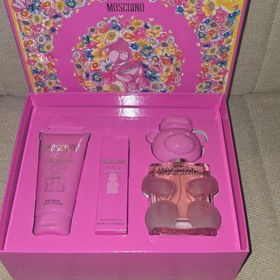 Moschino Toy 2 Bubble Gum Gift Set EDT Spray 100ml + Travel 10ml + Lotion 100ml