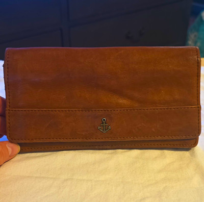 Harbour 2nd Brown Leather Wallet With Lots Of Card & Money Slots