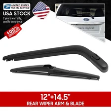 Waterproof 12''&14.5'' 1Set Rear Windshield Wiper Arm Blade OEM Replace QUALITY
