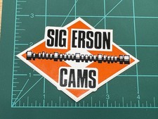 Vintage Sig Erson Cams Hot Rod Racing Sticker Decal Vintage Sig Erson Cams Hot Rod Racing Sticker Decal