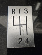 1964 1965 1966 1967 C2 Corvette Console Shift 4-speed Plate Gm Oem Mid-year