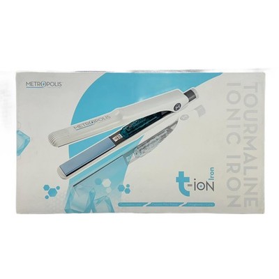 Met-T-Ion Tourmaline Ceramic Flat Iron 28mm MT-7030 Hair Straightener & Curls