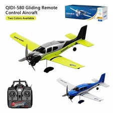 QIDI580 Stunt RC Plane SR-22 RTF 4CH AIRCR AFT Brushless Green With LED 2BATTERY