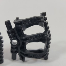 2X LEGO Bionicle BLACK Zamor Sphere Holder Part Lot 53550 8729 Exo-Force 8108