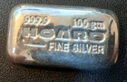 100g Silver Bullion Bar | 999.9 Silver | Investment Grade Silver Bar