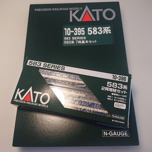 KATO 583 Serie 7 Coche Set Básico+2 Juego Adicional 325104 | Condition: Used