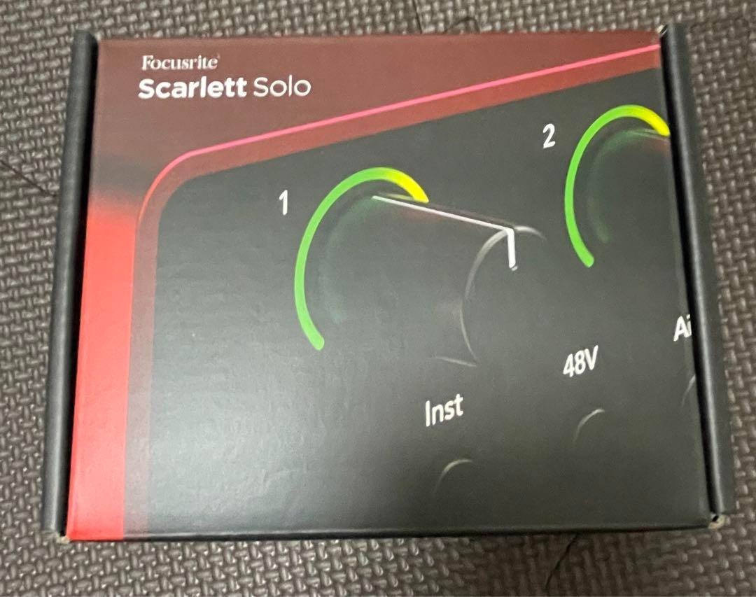 FOCUSRITE Scarlett Solo gen. 4 Generation 4th Audio Interfacee