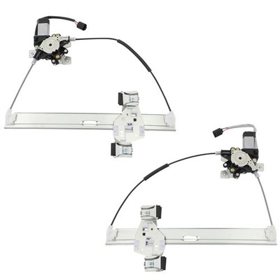Pair Rear Left Right Power Window Regulator With Motor For Hummer H2 2003-2009