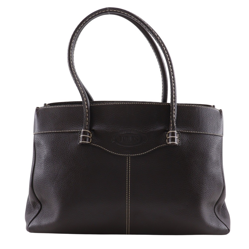TOD’S Borsa Tote Bag Donna Pelle Marrone