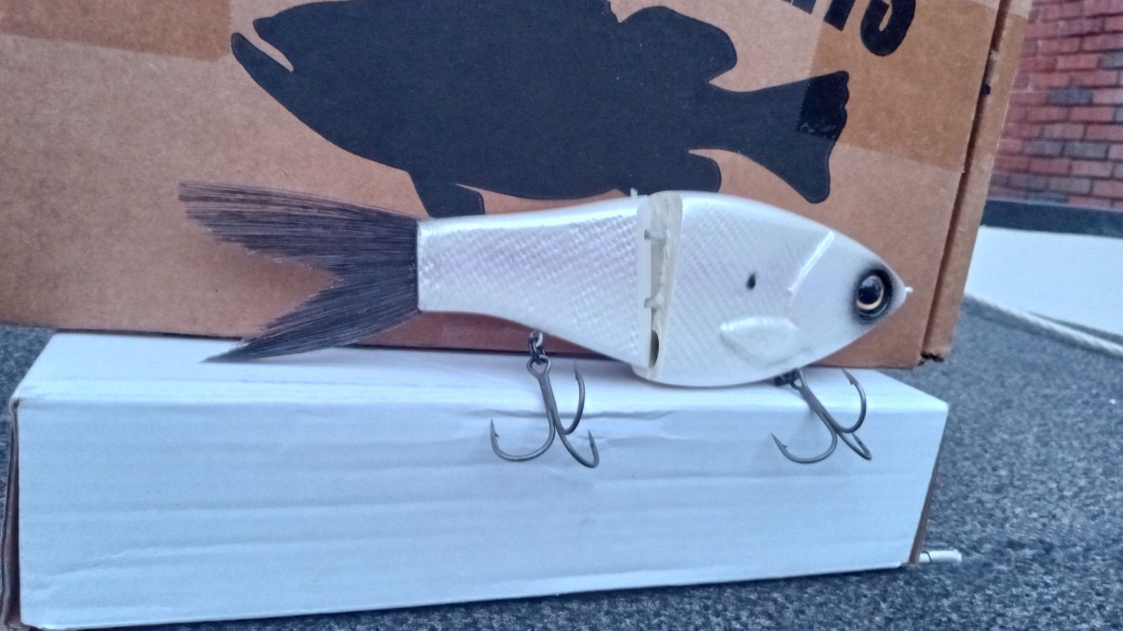 CLUTCH SWIMBAIT CO OG GLIDE BAIT (PEARL SHAD) BRAND NEW 🔥 clutch,kgb,etc - Image 5