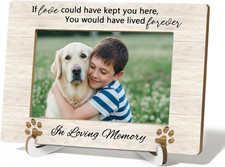 Dog Memory Memorial Gifts 4X6 Picture Frame, Dog Loss Sympathy Gifts Photo
