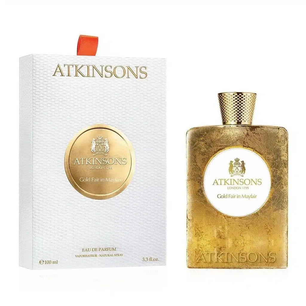 Atkinsons Gold Fair In Mayfair by Atkinsons Eau De Parfum Spray (Unisex) 3.4 oz