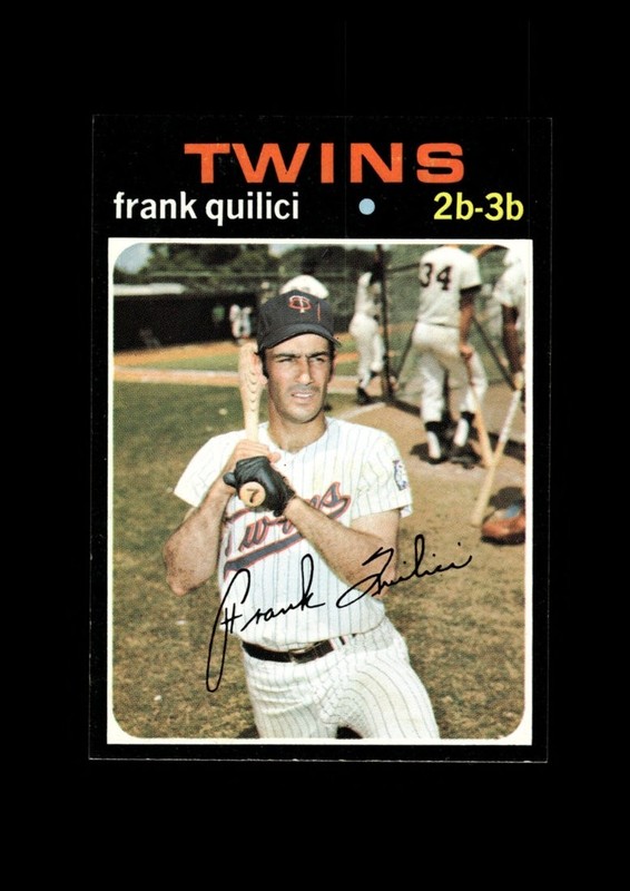 1971 Topps Set-Break #141 Frank Quilici NR-MINT *GMCARDS*