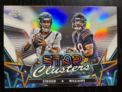 2024 Topps Cosmic Chrome - Caleb Williams Rookie Star Clusters CJ Stroud (RC)
