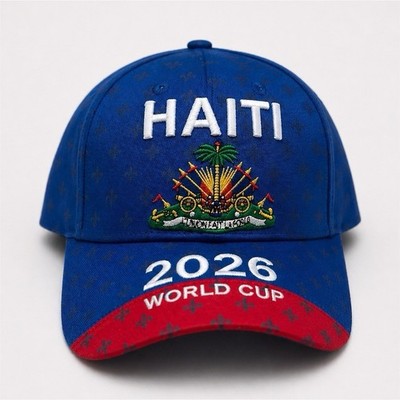Haiti 2026 World Cup Blue Baseball Cap Hat Soccer Football Fan Headwear