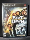Beat Down: Fists of Vengeance - (PS2, 2005) *CIB* Black Label* Tested!