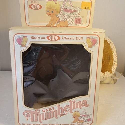 1980's Ideal Thumbelina 7" Baby Doll Rare with original Box - Picture 2 of 21