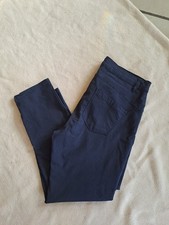 Stooker  Florenz/ easy wear Hose Gr. 44  Stretch / Blau /  gekürzt