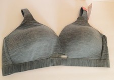 Lane Bryant Cacique Bra Size 44C Lightly Lined No Wire Blue Green