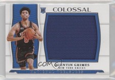 2021 Panini National Treasures Colossal Rookie Materials 8/99 Quentin Grimes 5l1